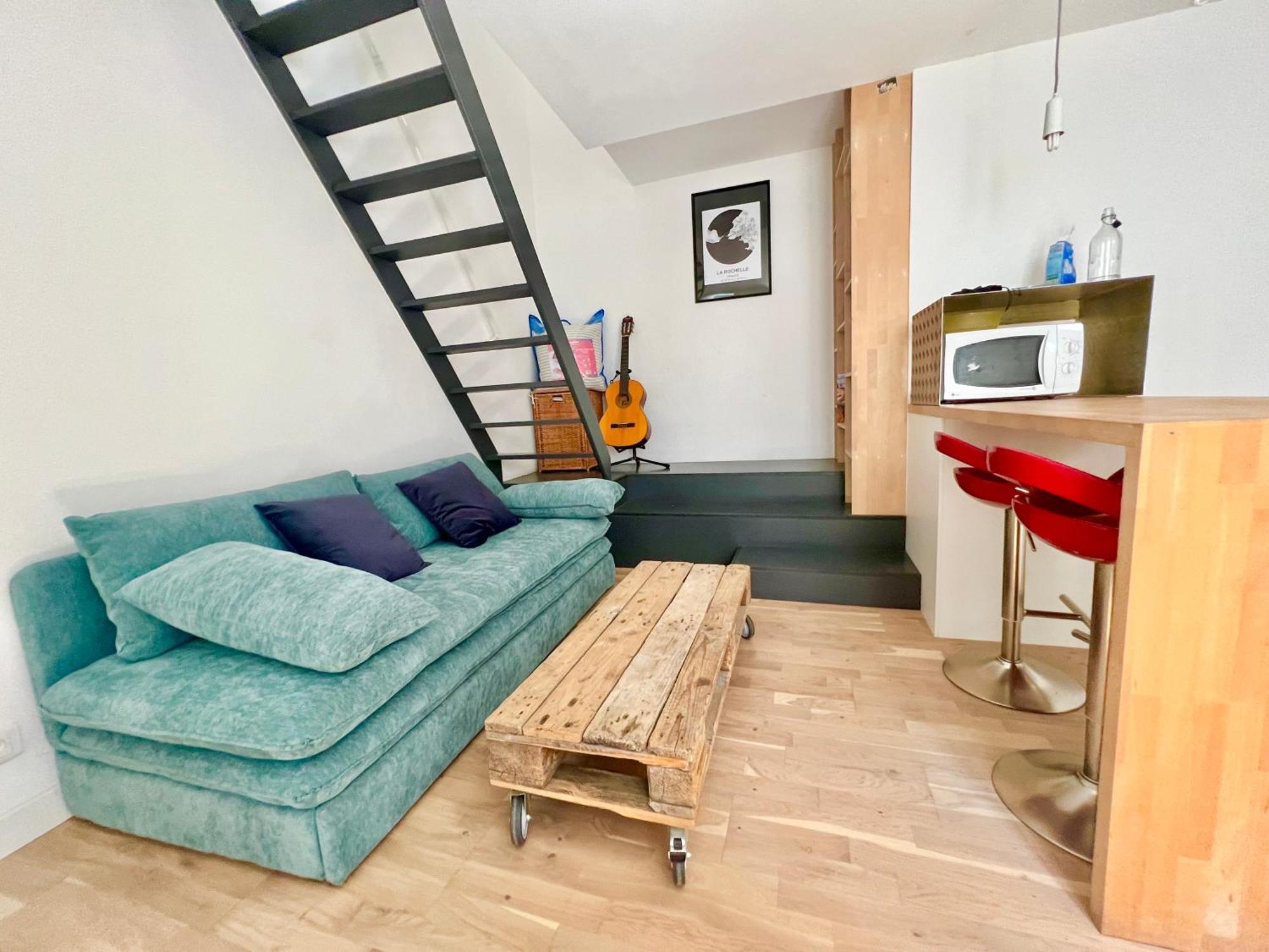 Appartement Sur Le Port - Duplex Cosy & Moderne Face Au Port - Wifi Gratuite - Parfaitement Equipe La Rochelle  Luaran gambar