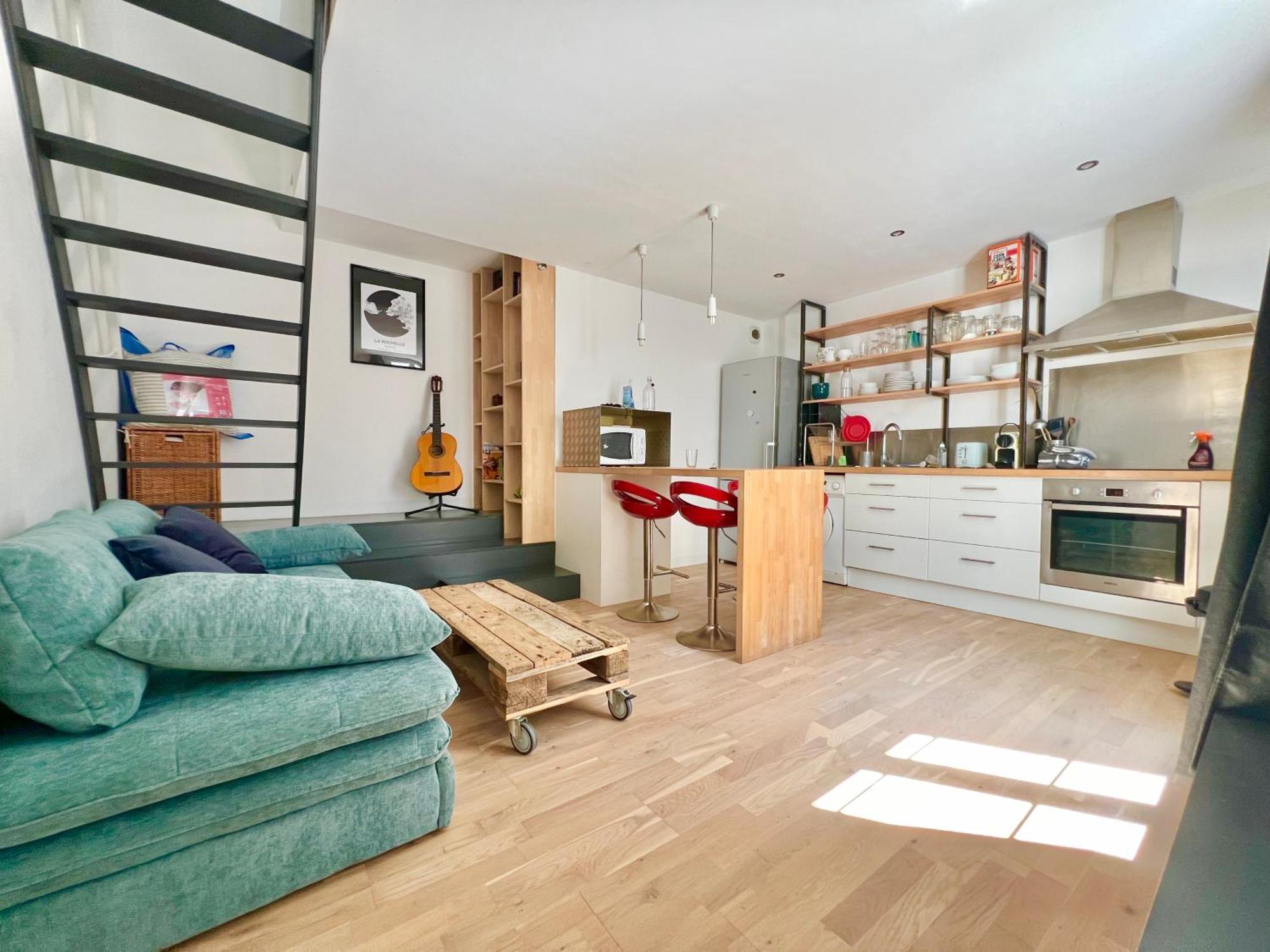 Appartement Sur Le Port - Duplex Cosy & Moderne Face Au Port - Wifi Gratuite - Parfaitement Equipe La Rochelle  Luaran gambar